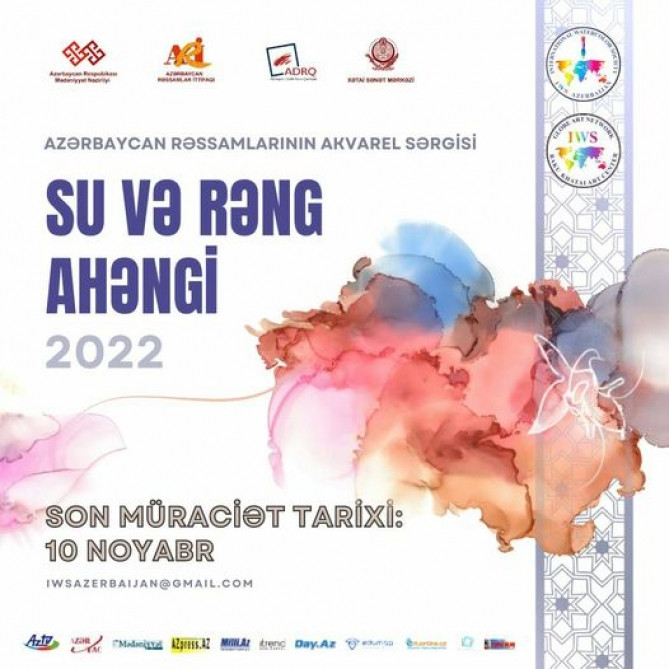 “Su və rəng ahəngi-2022” akvarel sərgisinə əsər qəbulu davam edir